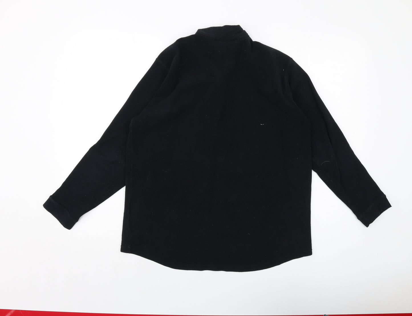 Rohan Womens Black Polyester Pullover Sweatshirt Size L Zip