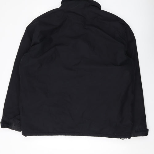 Armando Mens Black Jacket Size L Zip