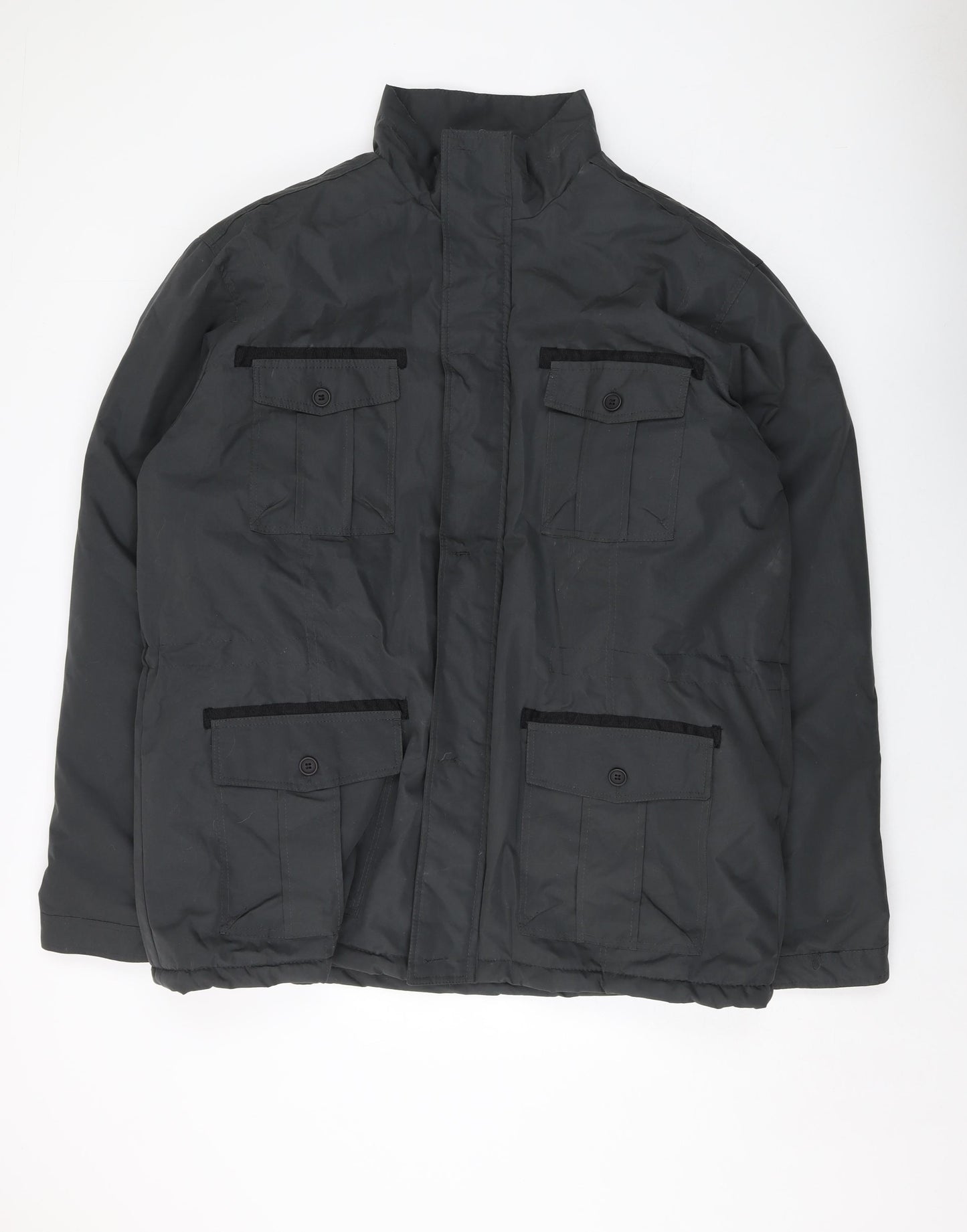 Flletcher & Lowe Mens Grey Jacket Size 3XL Zip