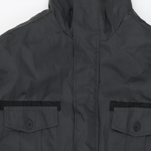 Flletcher & Lowe Mens Grey Jacket Size 3XL Zip