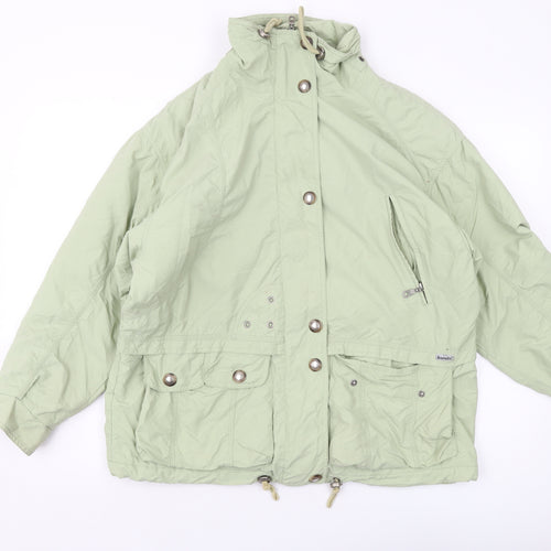Sympatex Womens Green Jacket Size 10 Zip