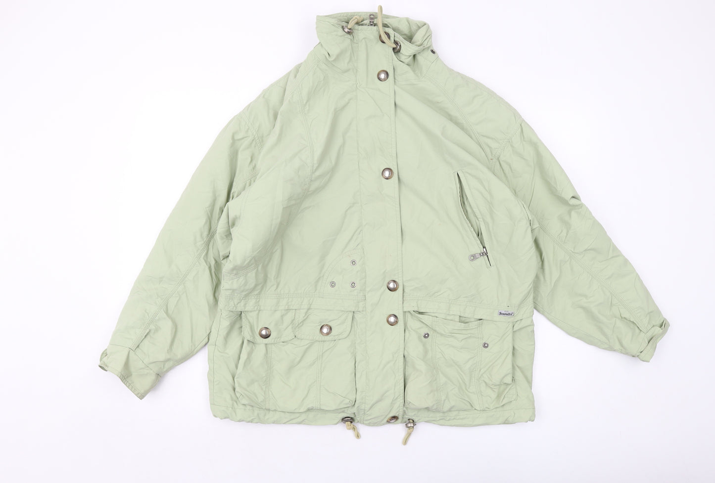 Sympatex Womens Green Jacket Size 10 Zip