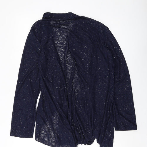 Just Elegance Womens Blue Jacket Blazer Size L
