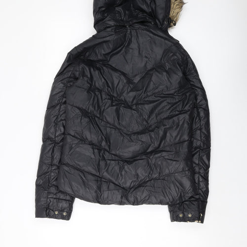 Tommy Hilfiger Womens Black Jacket Size XS Zip