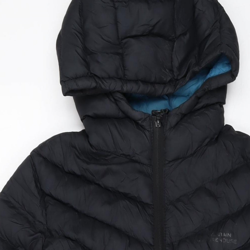 Mountain Warehouse Womens Black Puffer Jacket Jacket Size 12 Zip