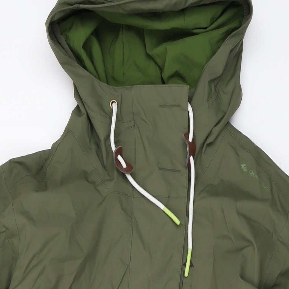 Quechua Mens Green Jacket Size L Zip