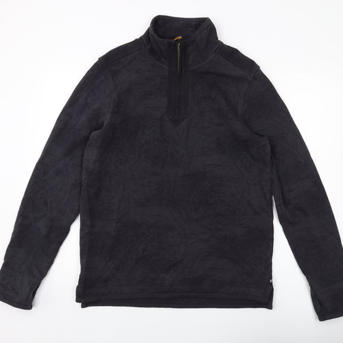 Fat Face Mens Grey Geometric Cotton Pullover Sweatshirt Size S