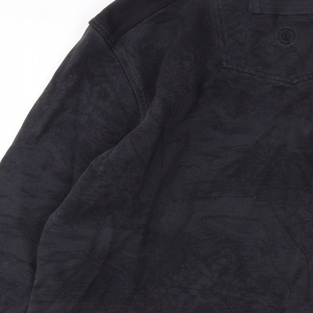 Fat Face Mens Grey Geometric Cotton Pullover Sweatshirt Size S