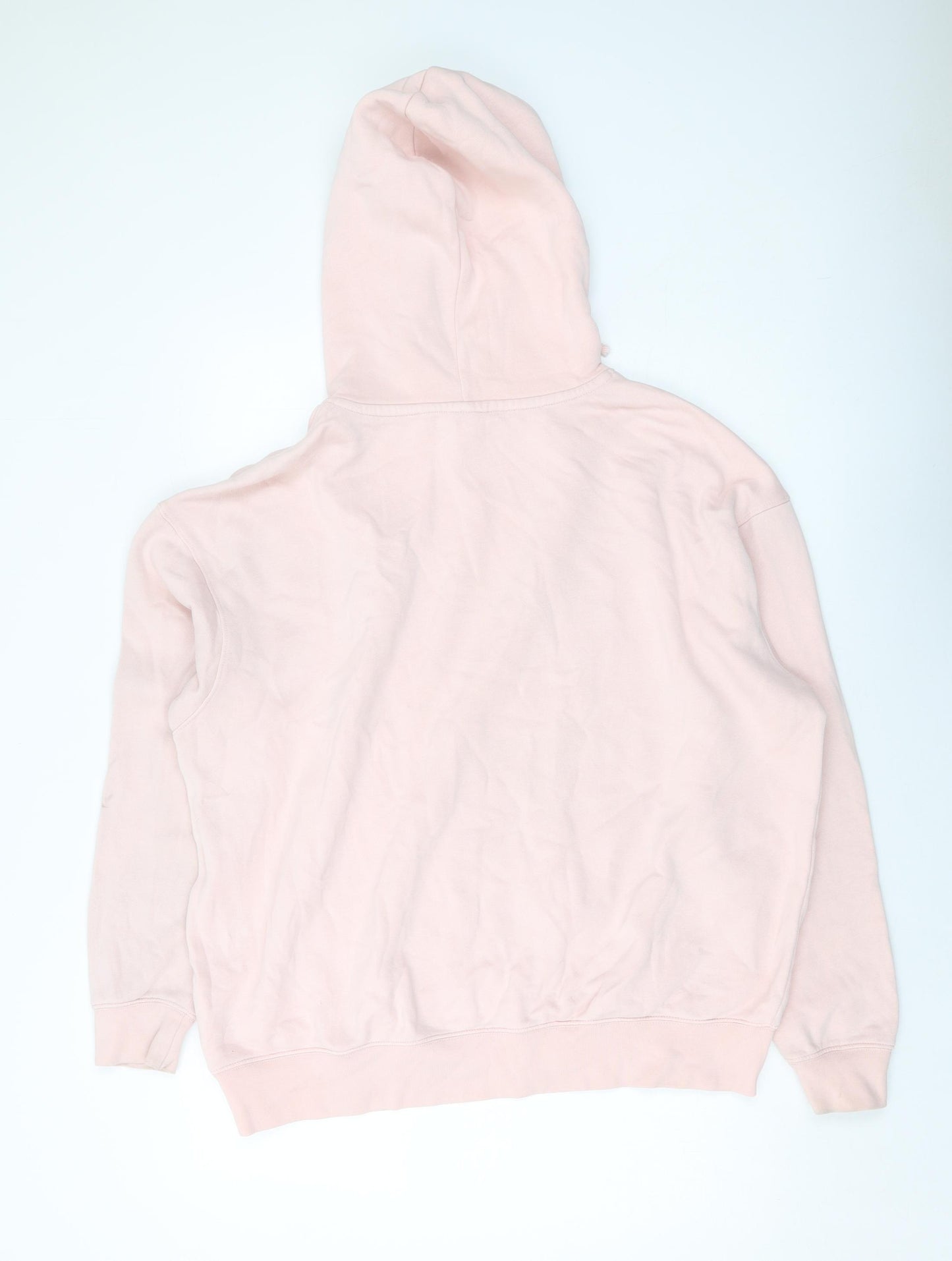 Nike Womens Pink Cotton Pullover Hoodie Size M Pullover