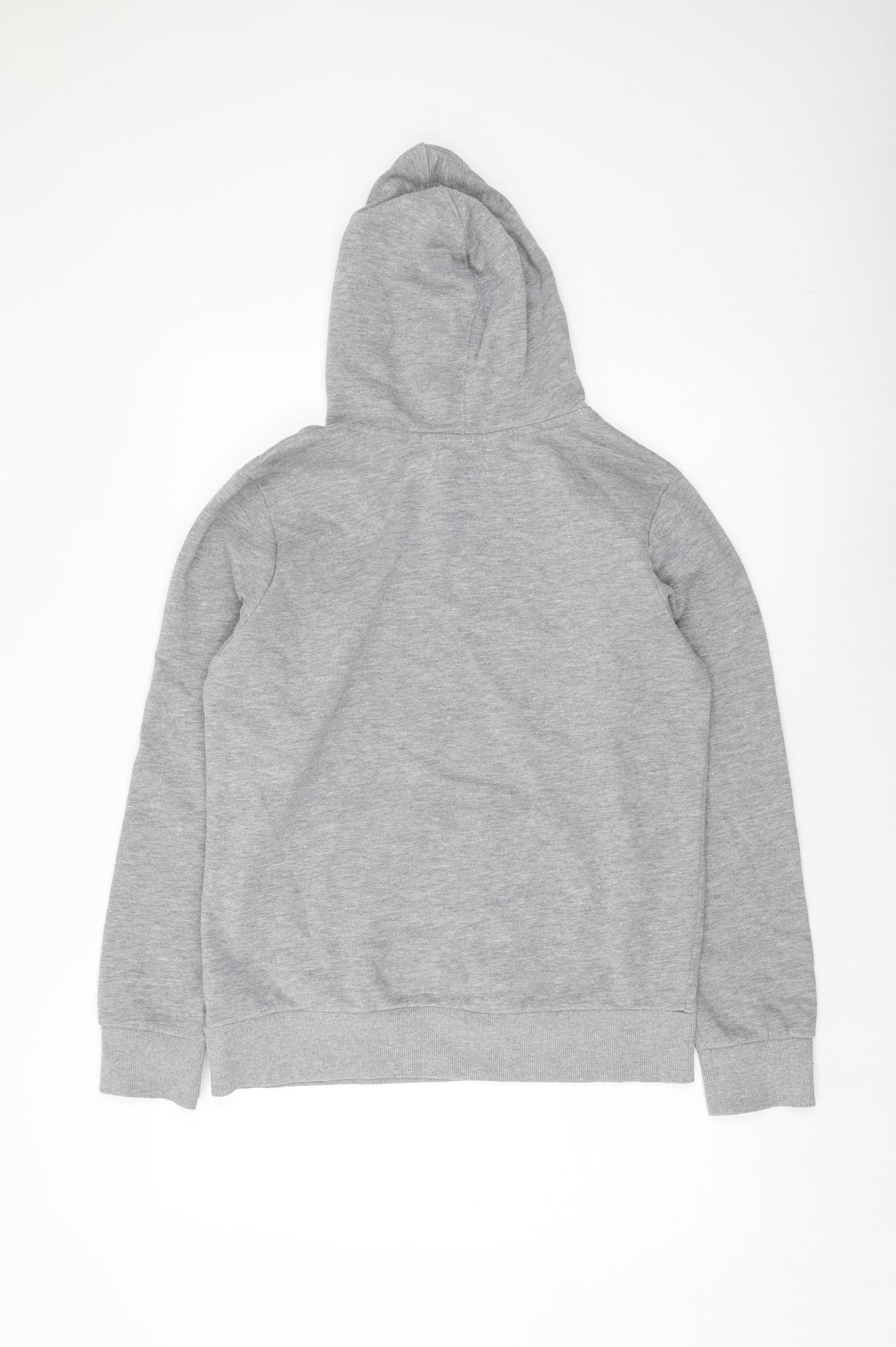 Converse Boys Grey Cotton Pullover Hoodie Size 13-14 Years Pullover