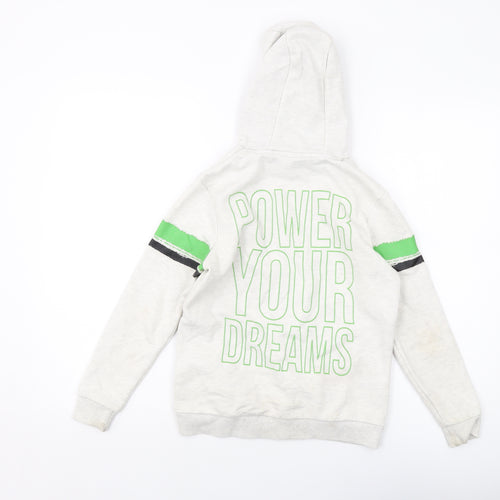 Xbox Boys Grey Cotton Pullover Hoodie Size 9-10 Years Pullover