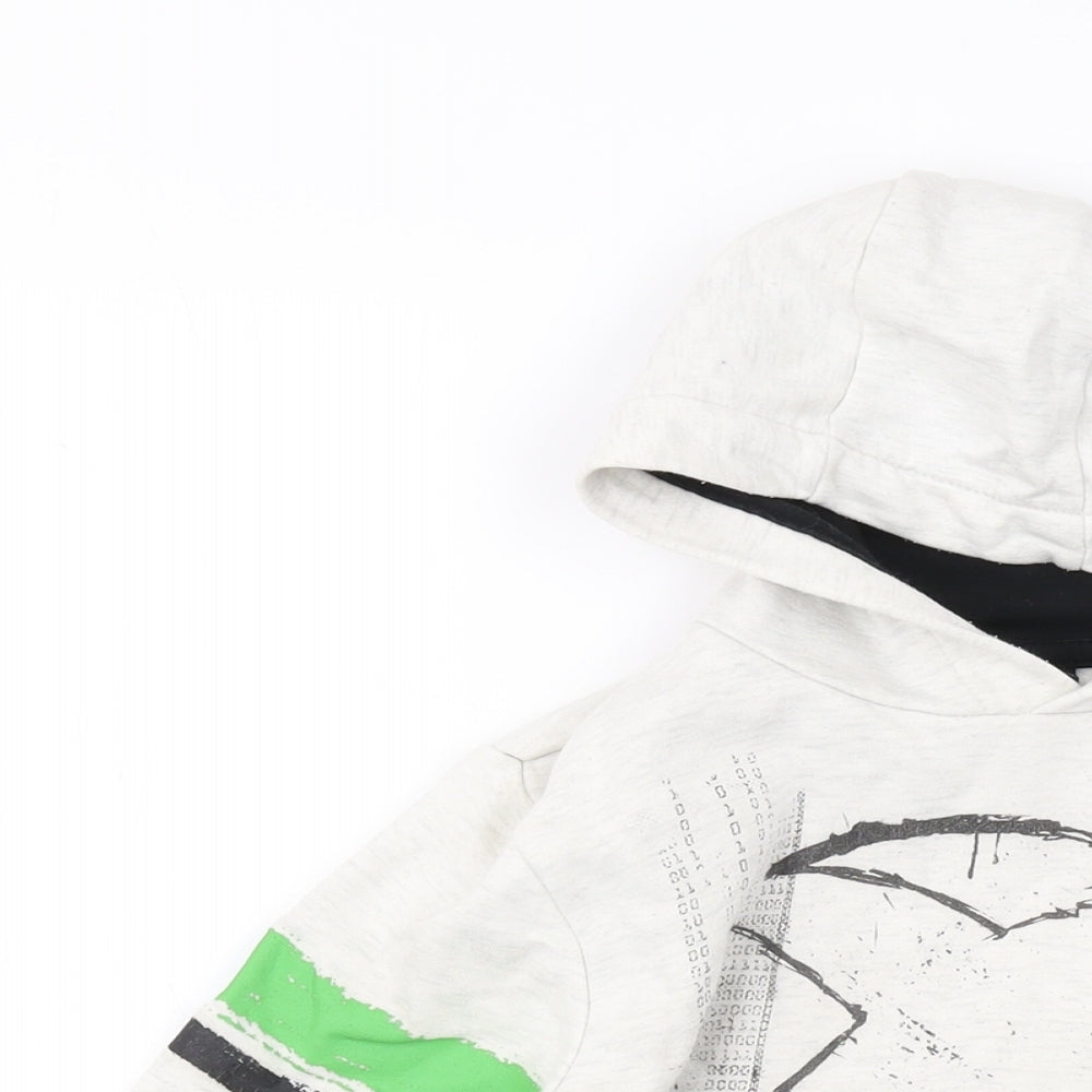 Xbox Boys Grey Cotton Pullover Hoodie Size 9-10 Years Pullover