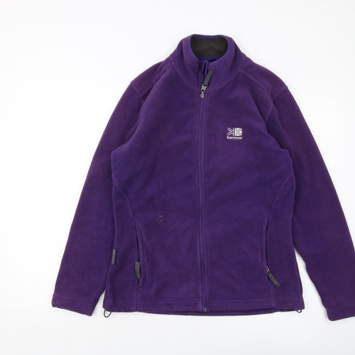 Karrimor Womens Purple Jacket Size 12 Zip