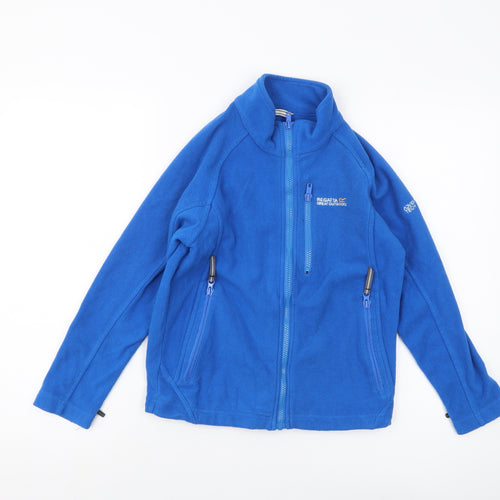 Regatta Boys Blue Jacket Size 9-10 Years Zip