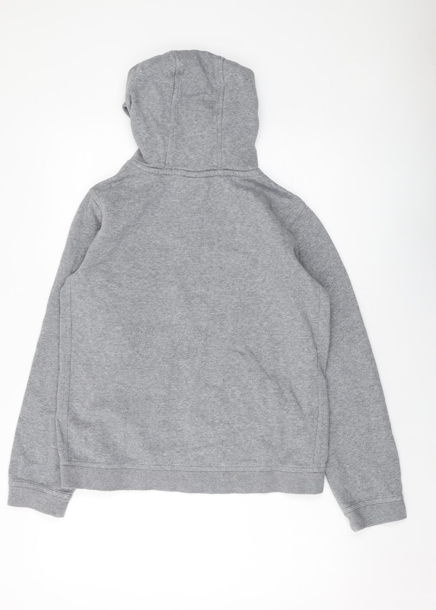 Nike Boys Grey Cotton Pullover Hoodie Size 13-14 Years Pullover