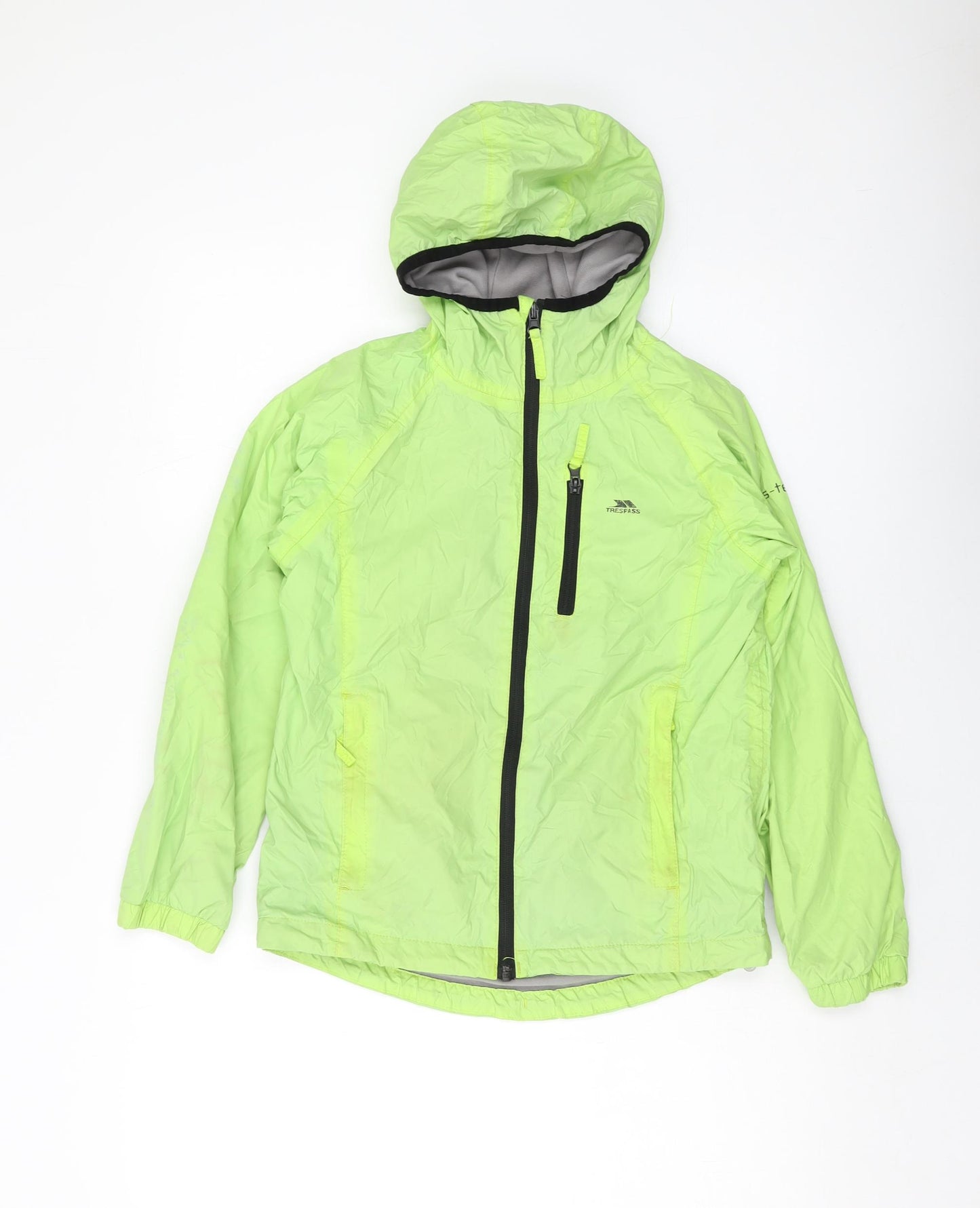 Trespass Boys Green Jacket Size 9-10 Years Zip