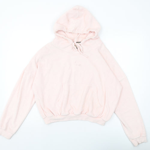 Prévu Womens Pink Cotton Pullover Hoodie Size 6 Pullover