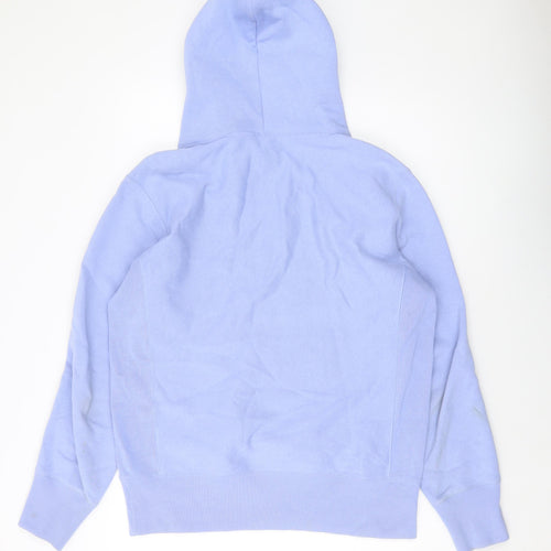 Champion Womens Purple Polyester Pullover Hoodie Size L Pullover
