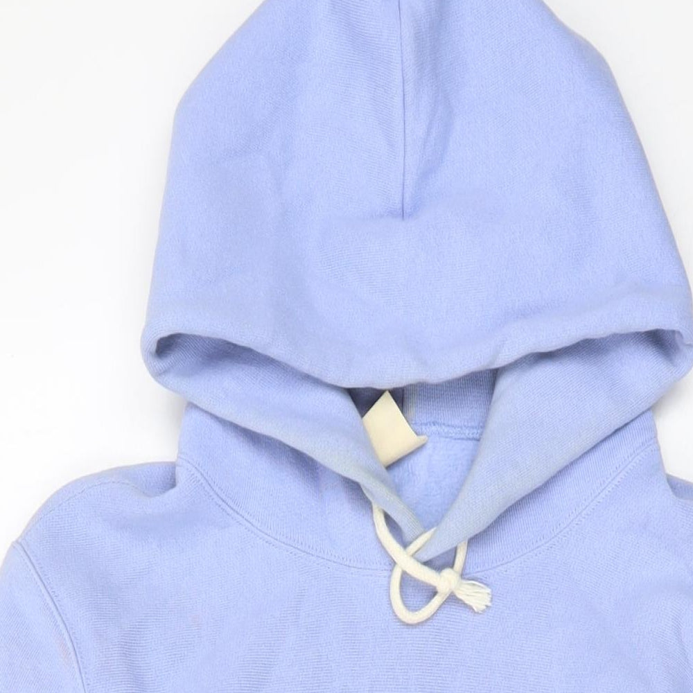 Champion Womens Purple Polyester Pullover Hoodie Size L Pullover