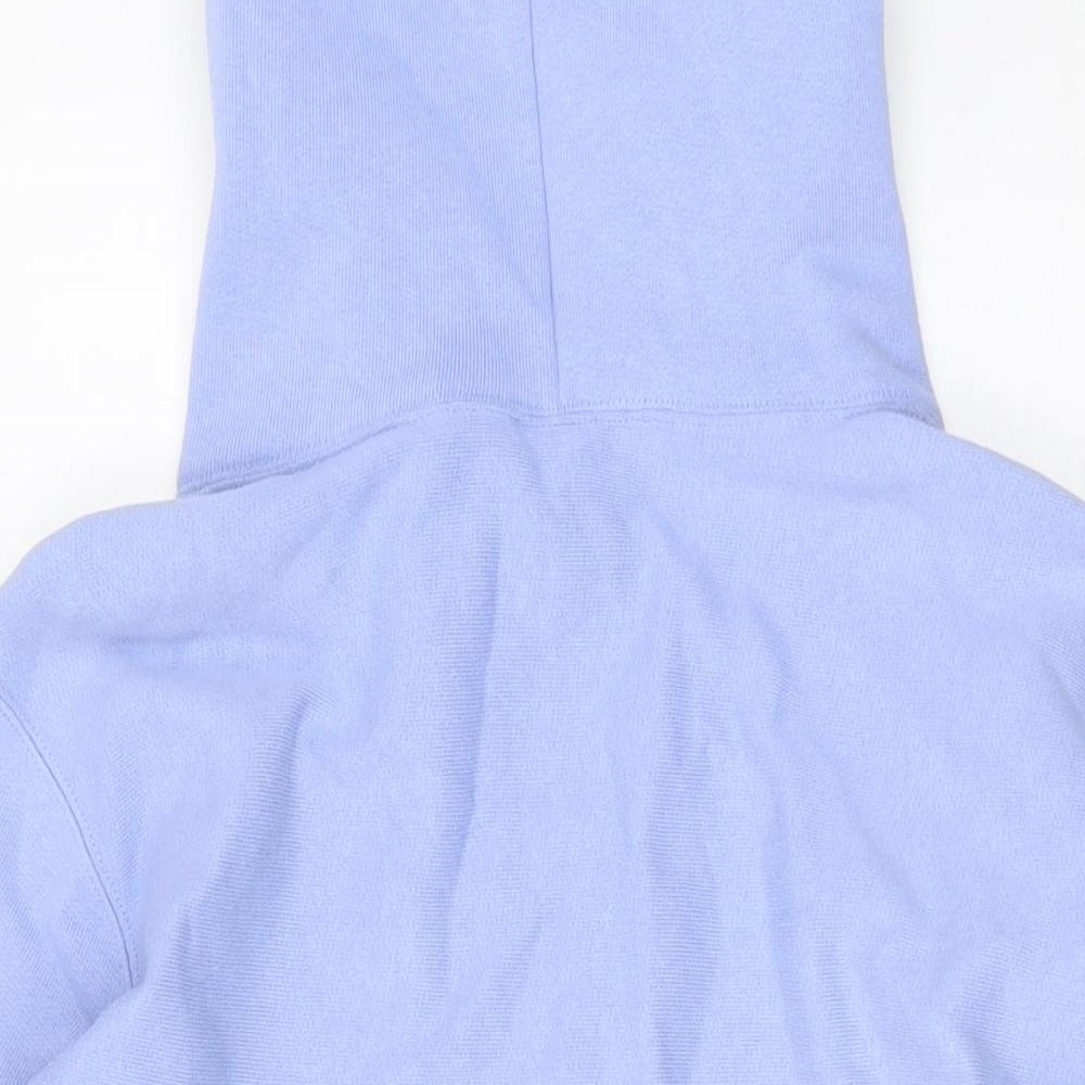 Champion Womens Purple Polyester Pullover Hoodie Size L Pullover