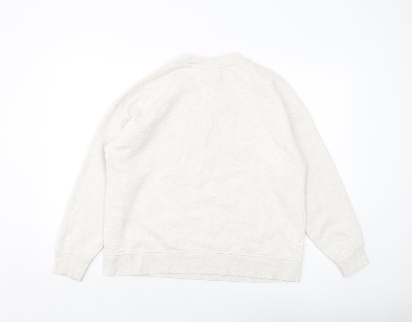 Disney Womens Ivory Cotton Pullover Sweatshirt Size 12 Pullover - Pooh
