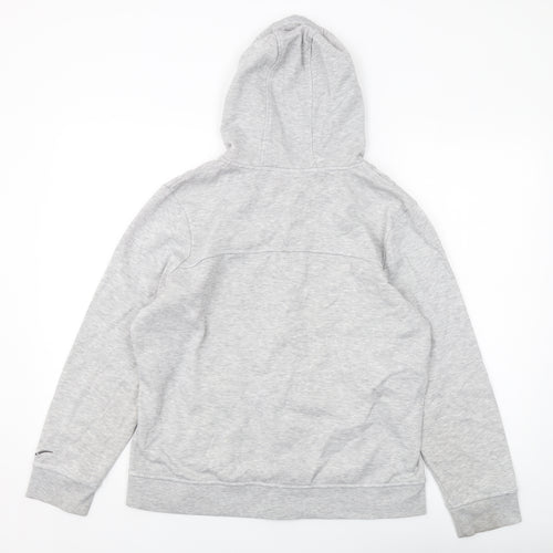 LA Gear Womens Grey Polyester Full Zip Hoodie Size 16 Zip