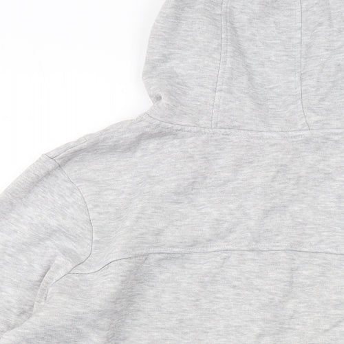 LA Gear Womens Grey Polyester Full Zip Hoodie Size 16 Zip