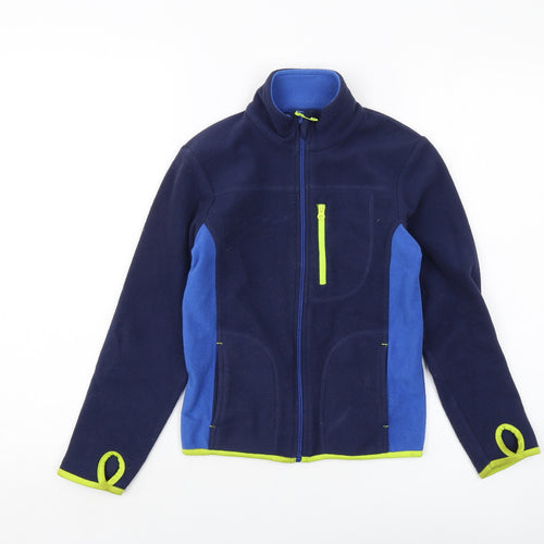 Mountain Warehouse Boys Blue Jacket Size 7-8 Years Zip