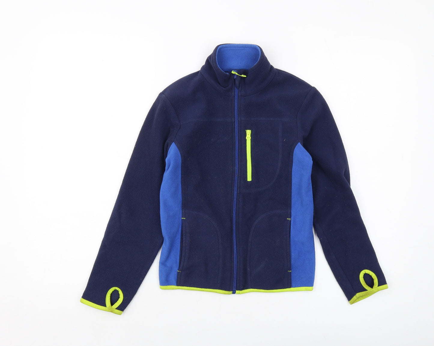 Mountain Warehouse Boys Blue Jacket Size 7-8 Years Zip