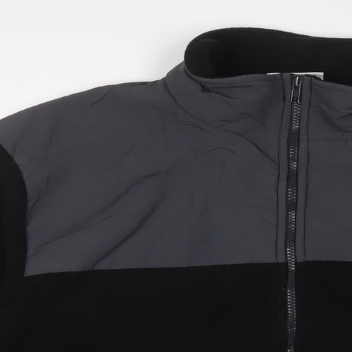 Disney Mens Black Jacket Size M Zip - Logo
