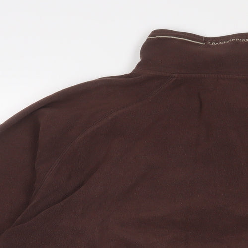 Craghoppers Mens Brown Polyester Pullover Sweatshirt Size L - Logo, Embroidered