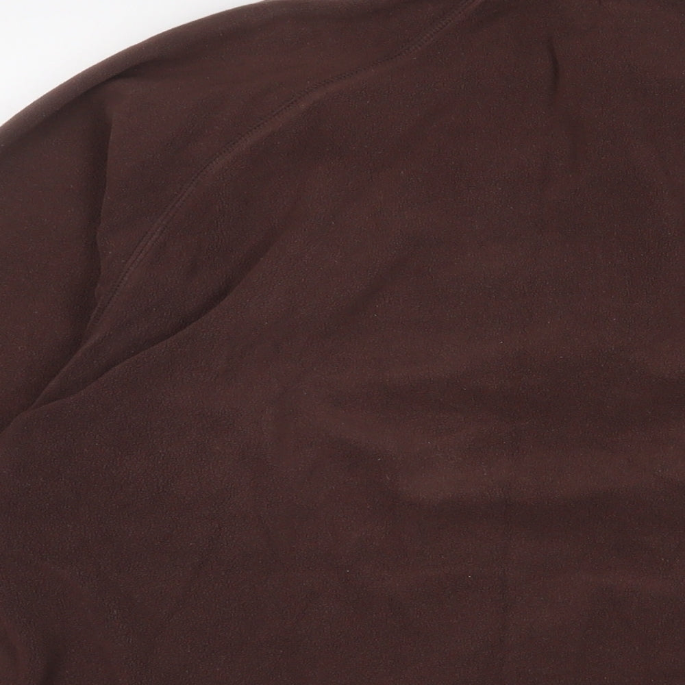 Craghoppers Mens Brown Polyester Pullover Sweatshirt Size L - Logo, Embroidered