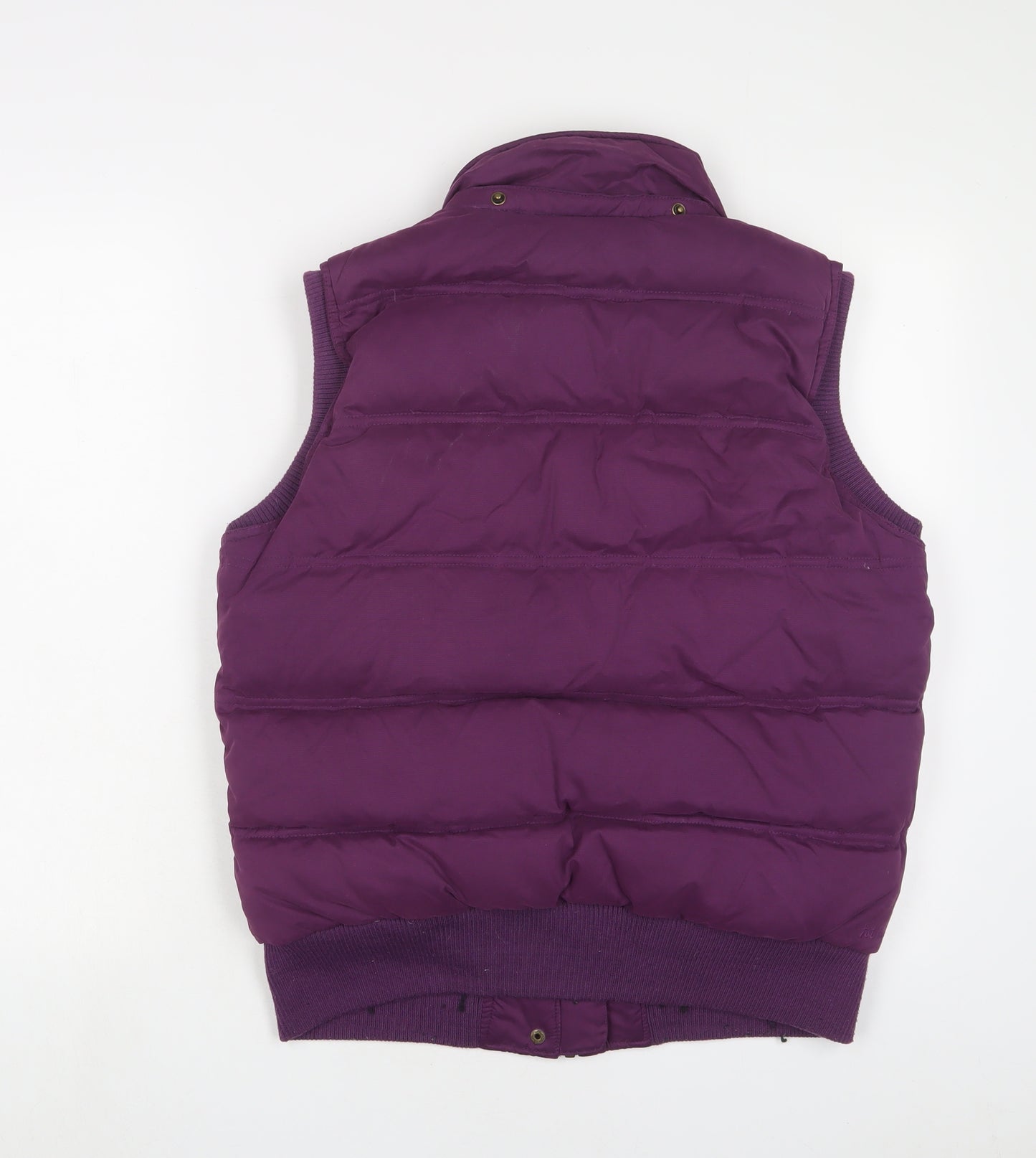 Fat Face Womens Purple Gilet Jacket Size 14 Zip