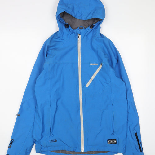 Madison Mens Blue Jacket Size S Zip