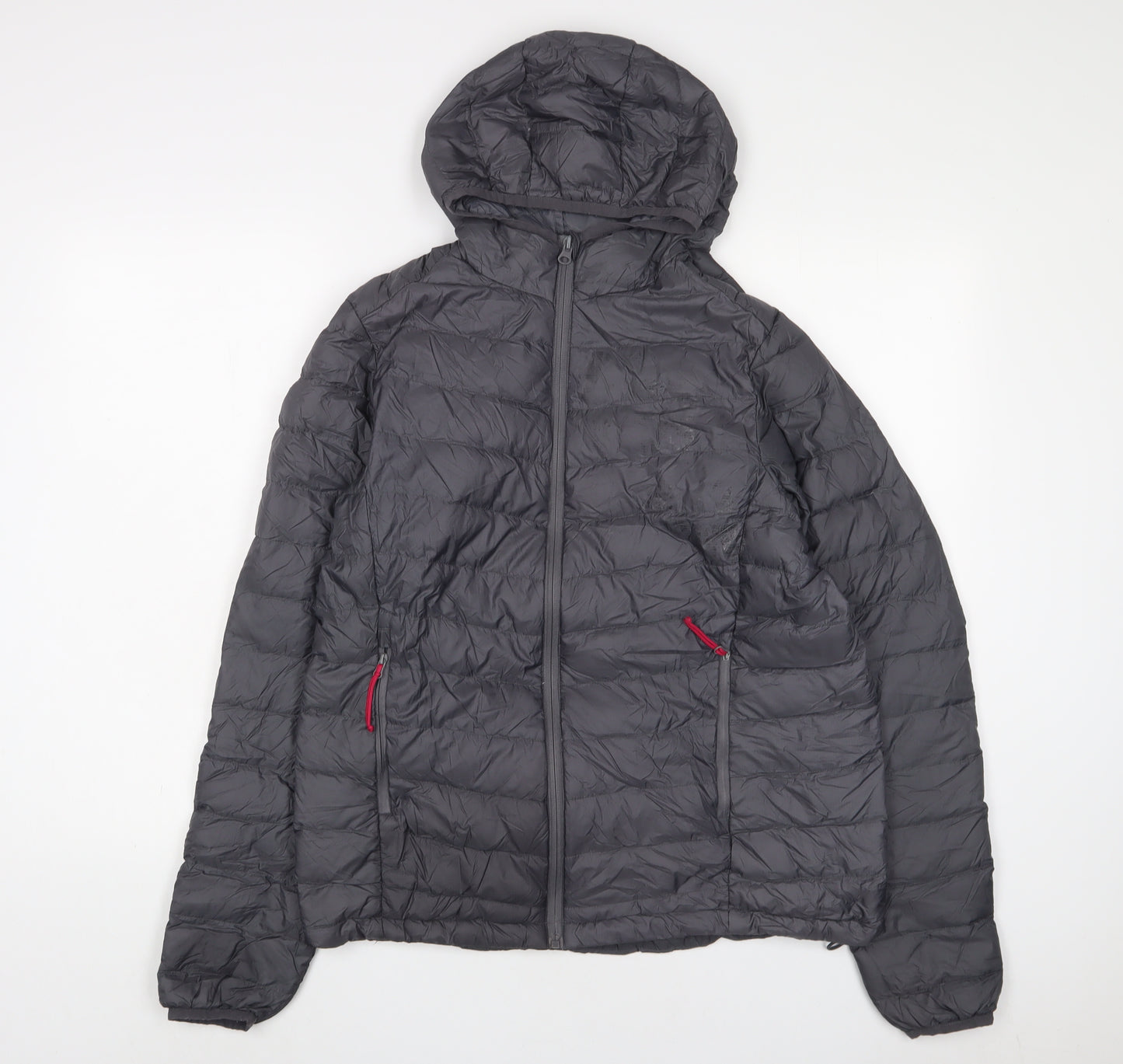 Hi Gear Womens Grey Puffer Jacket Jacket Size 14 Zip