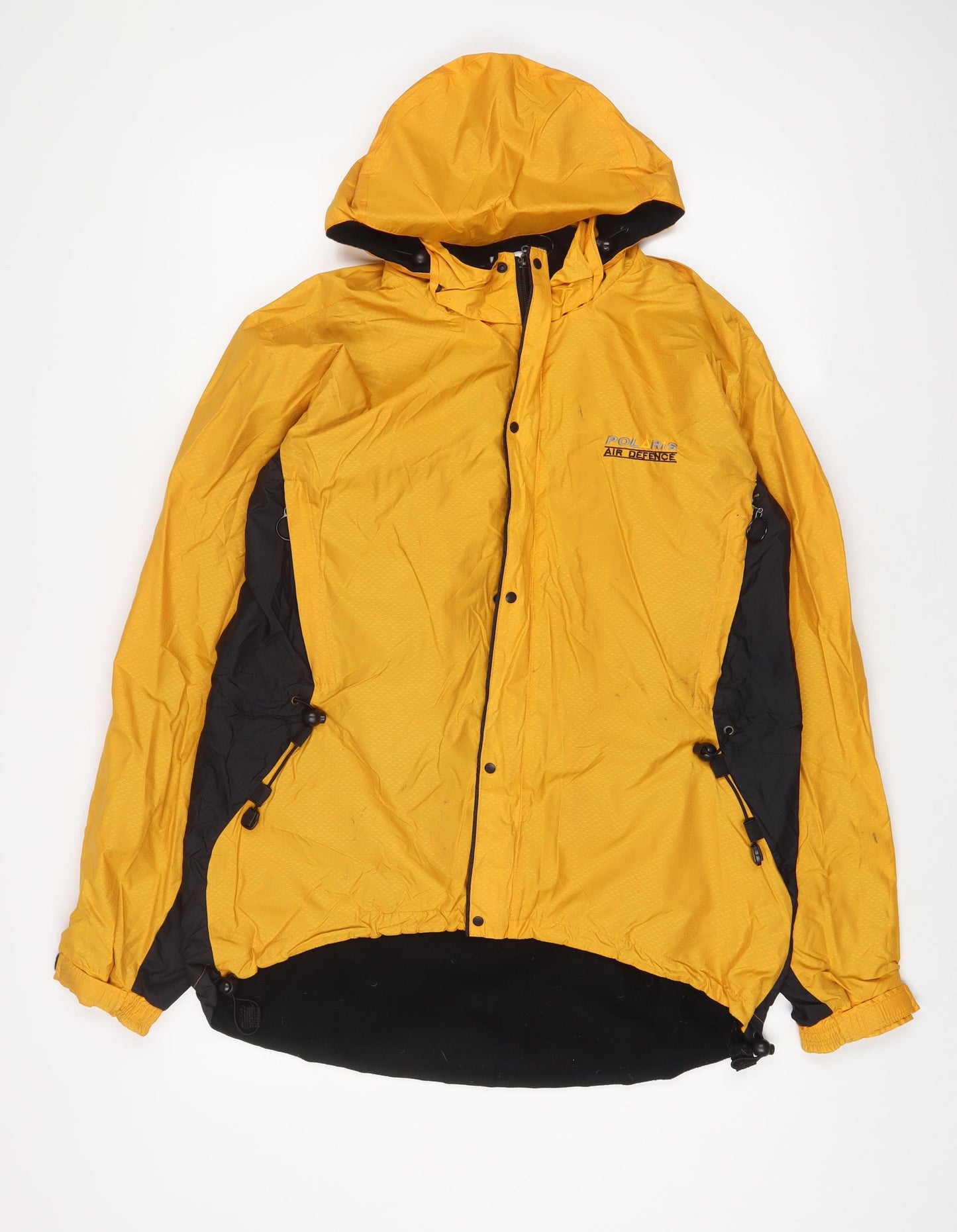 Polaris Mens Yellow Jacket Coat Size S Zip