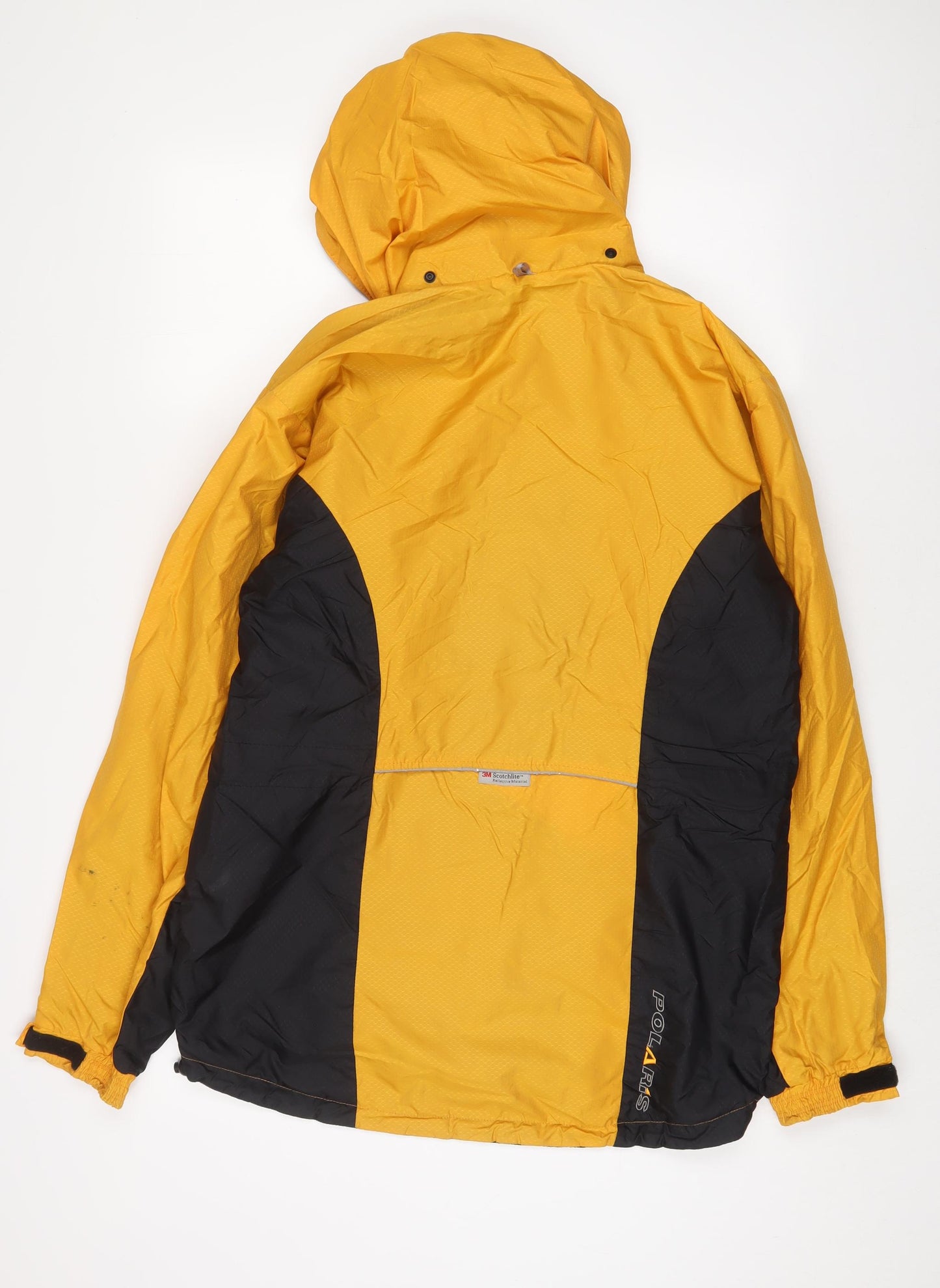 Polaris Mens Yellow Jacket Coat Size S Zip