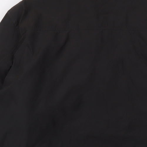 Henley & Knight Mens Black Jacket Coat Size 2XL Zip