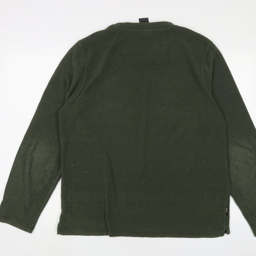 Gerry Mens Green Polyester Pullover Sweatshirt Size L
