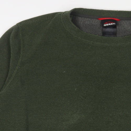Gerry Mens Green Polyester Pullover Sweatshirt Size L