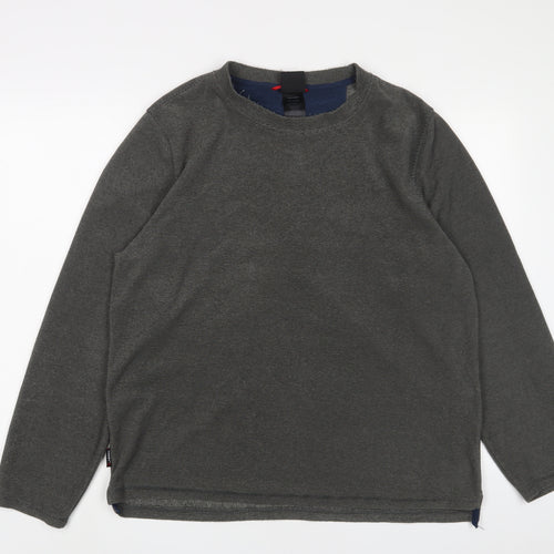 Gerry Mens Grey Polyester Pullover Sweatshirt Size L