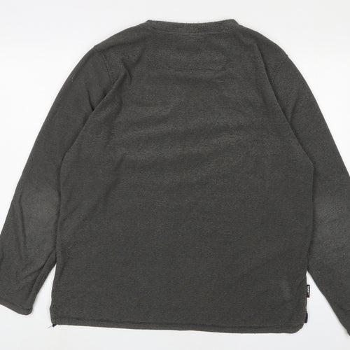 Gerry Mens Grey Polyester Pullover Sweatshirt Size L
