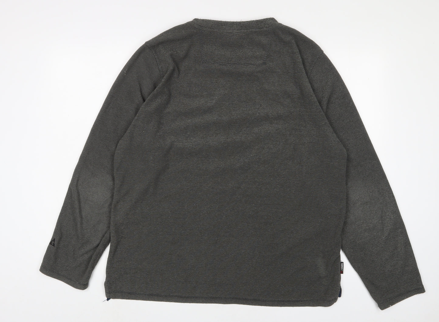 Gerry Mens Grey Polyester Pullover Sweatshirt Size L