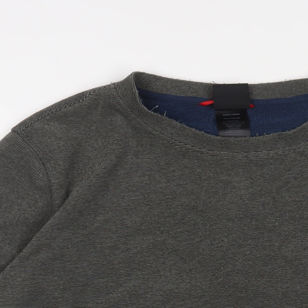 Gerry Mens Grey Polyester Pullover Sweatshirt Size L
