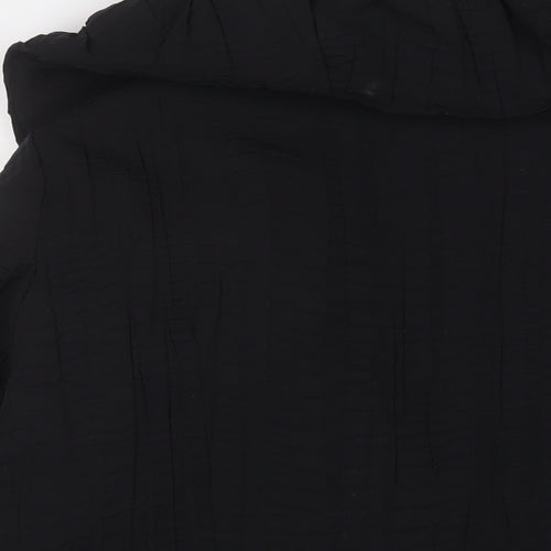 Jean Marc Phillips Womens Black Jacket Coat Size 8 Button