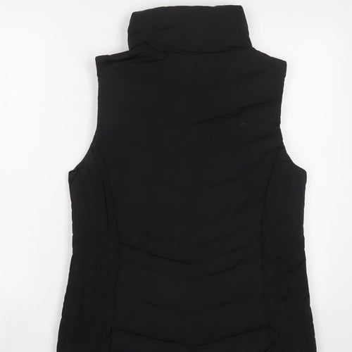 Talbots Womens Black Gilet Jacket Size M Zip - Zip Pockets