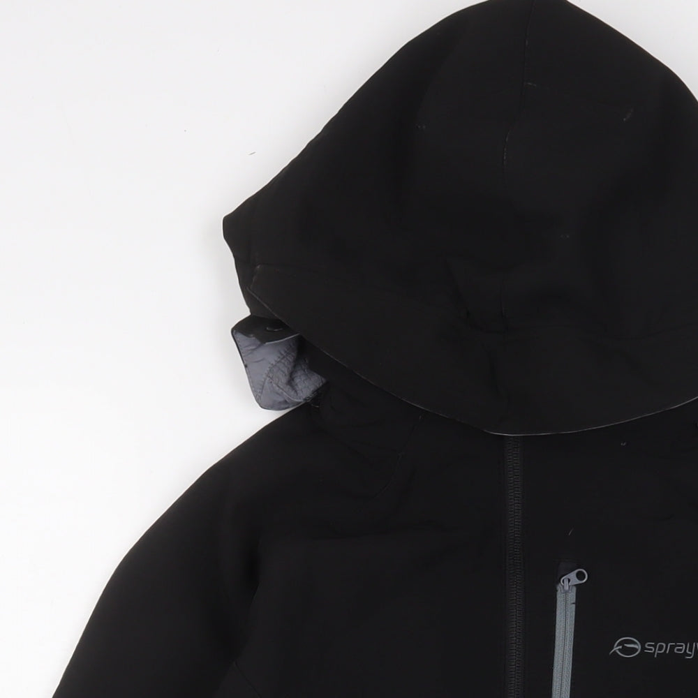 Sprayway Mens Black Jacket Size S Zip