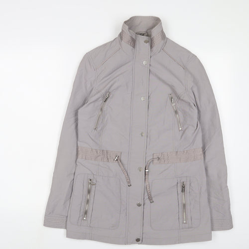 RJR.John Rocha Womens Grey Jacket Size 10 Zip