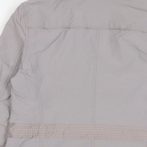 RJR.John Rocha Womens Grey Jacket Size 10 Zip