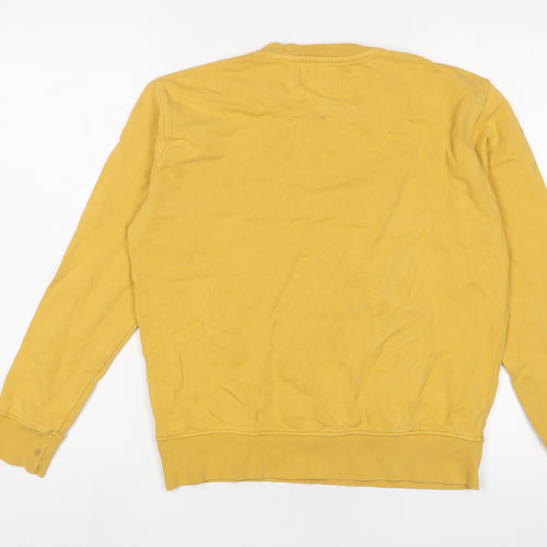 Colorful Standard Womens Yellow Cotton Pullover Sweatshirt Size S Pullover